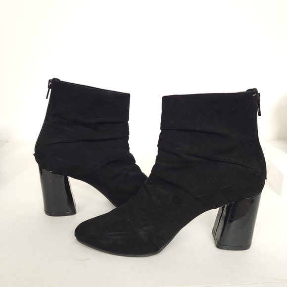 Christian Siriano Women PointedToe Heeled Ankle Boots BootiesBlack Size 10 - Picture 4 of 11